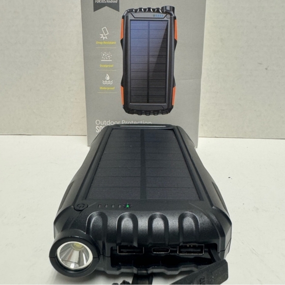 Power Bank Solar and Power Charger 42800 mAH Portable Charger Solar Power Bank - Picture 1 of 5